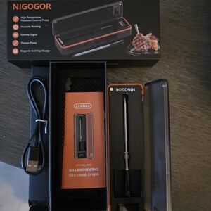 Nigogor FM2107 Smart Wireless Meat Thermometer.